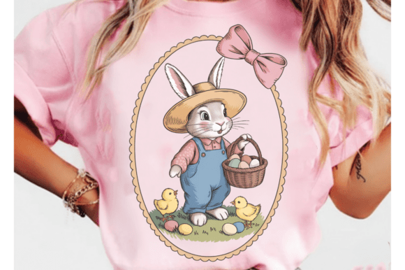 Download Rustic Easter Bunny Clipart PNG Design - Premium Resources